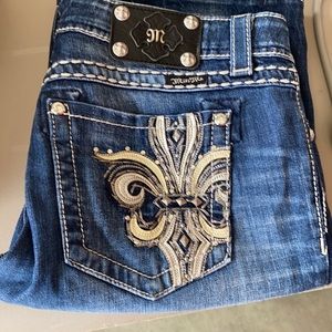 MissMe Bermuda length Jean shorts